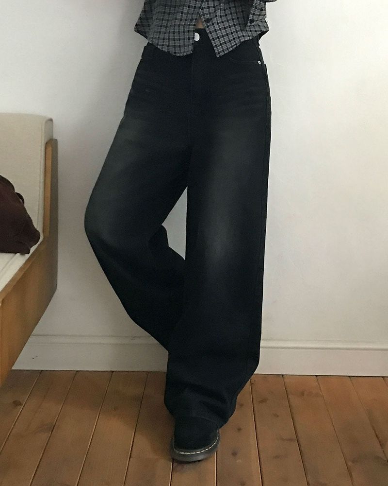 [ORIGINAL] Loose Straight Denim Pants
