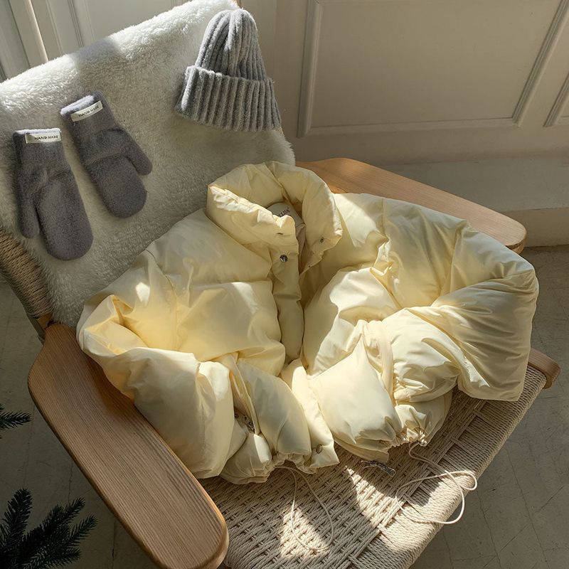 [BELLIDE MADE] Smoke Creamy Two-Way Short Padding