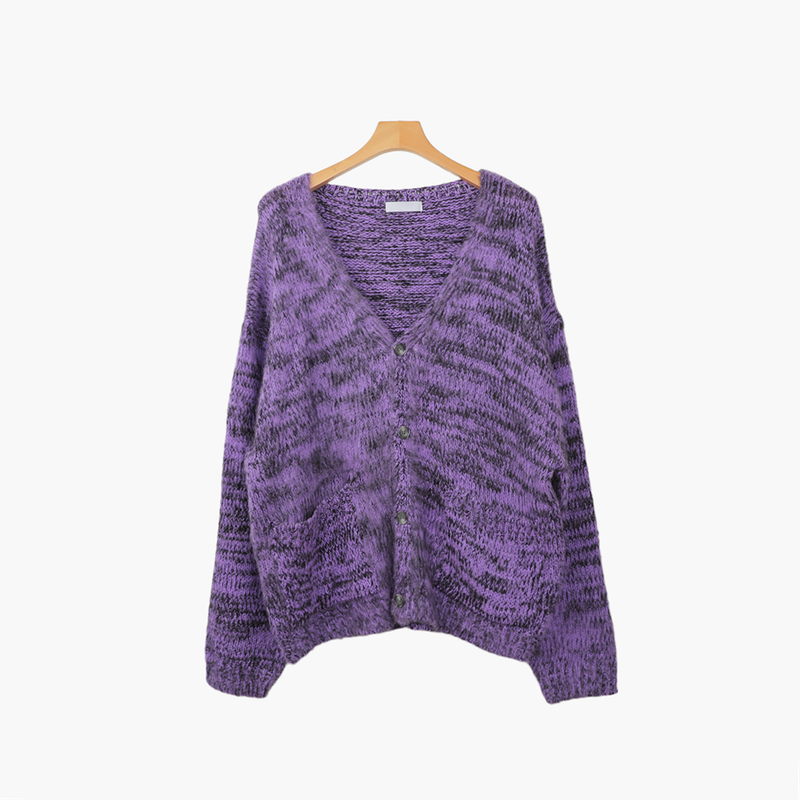 Acon Mohair Brush Cardigan (3color)