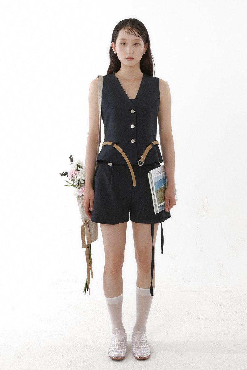 [SET-UP] TAILORED VEST SET
