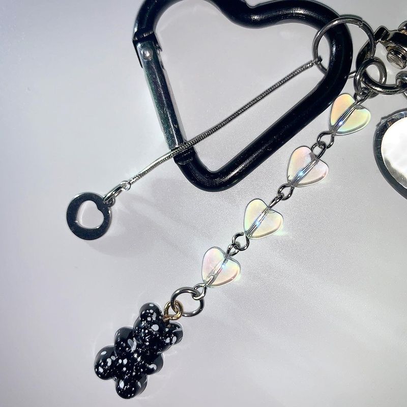 [Billlie Siyoon/Oneus Xion] Ink marble bear keychain (2color)