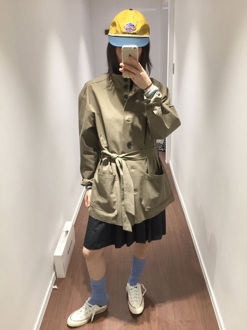 Windsor trench half coat (2color)