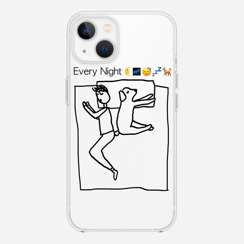AFTERNOONLIVE(アフタヌーンライブ)の「Every Night Iphone Case (Black) Ver. Short Hair(Smartphone Accessories)」