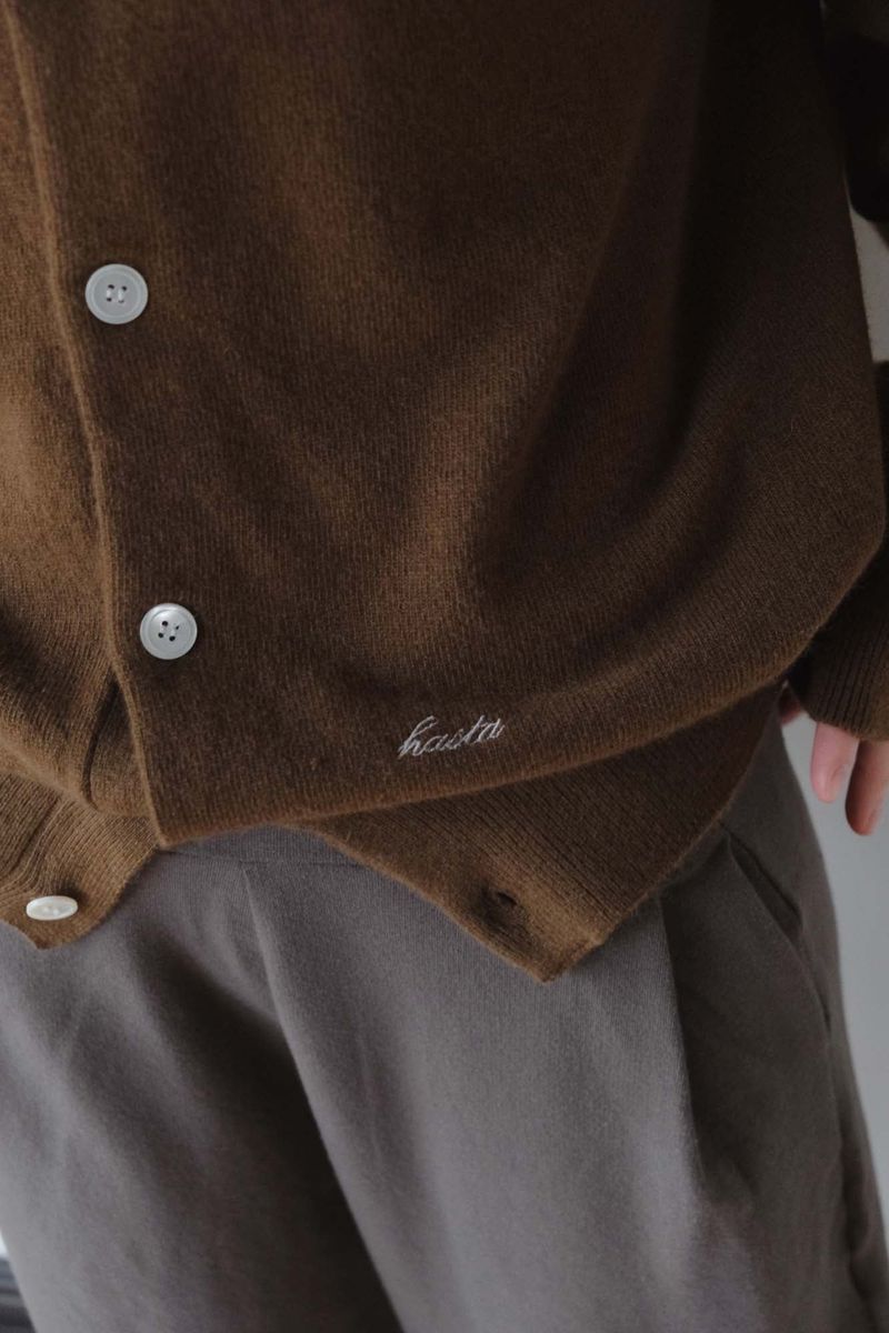 Cash Blend Knit Cardigan (Olive)