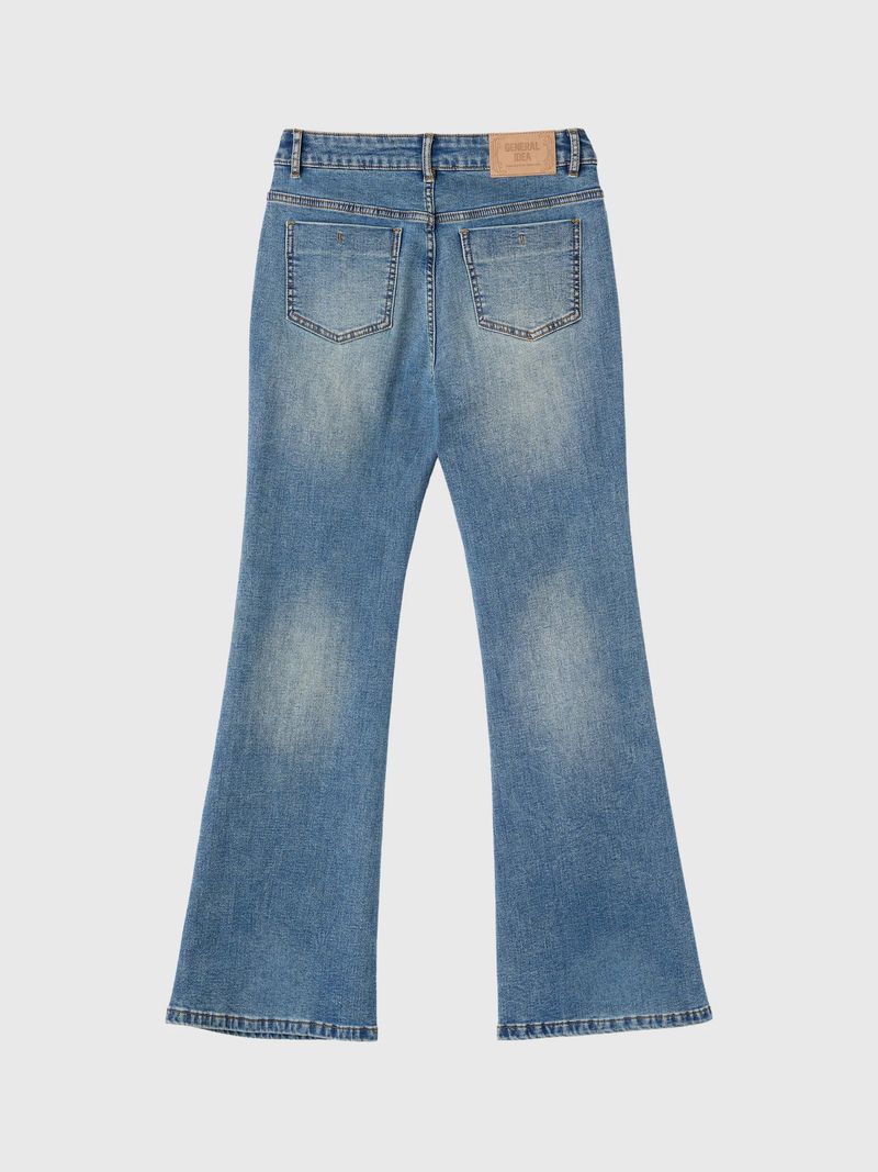 BOOTCUT WASHING DENIM PANTS
