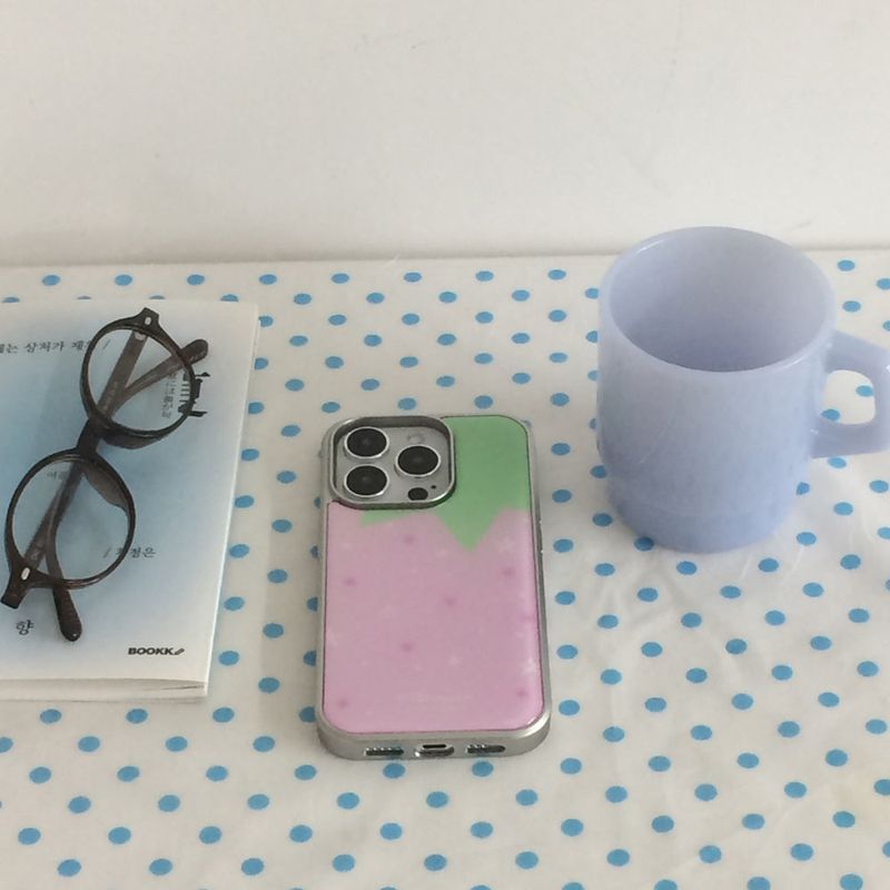 STAR STRAWBERRY SILVER EPOXY CASE (CASE ONLY)