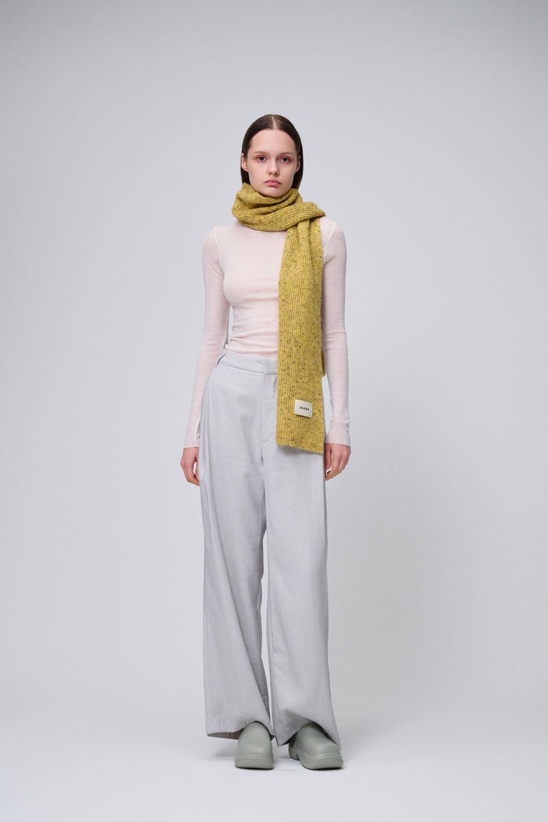 OLIVE muffler_mustard