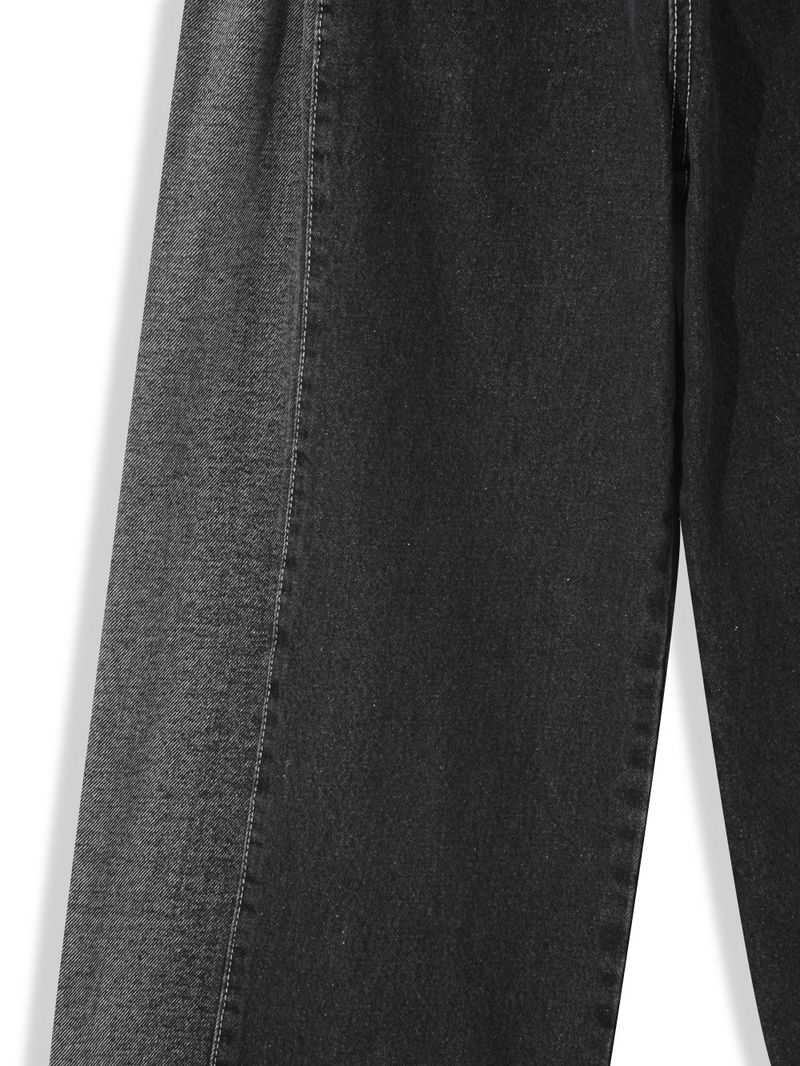 dual-washed denim pants(2colors)