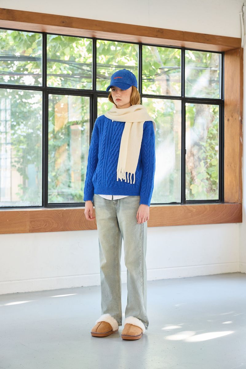 JUICY ROUND KNIT / BLUE
