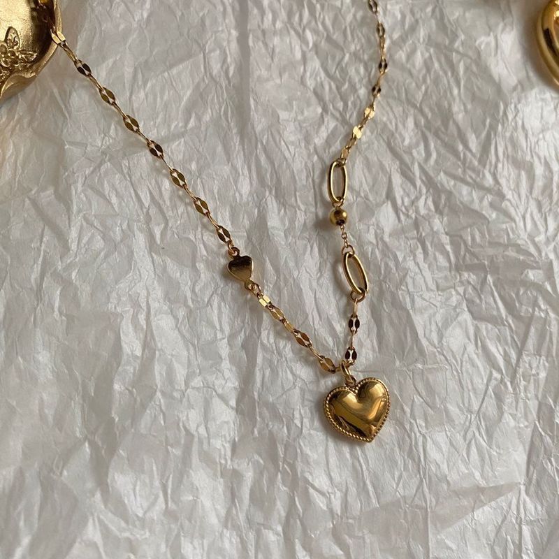 lal Chubby Heart Ball Unique Two-Way Necklace