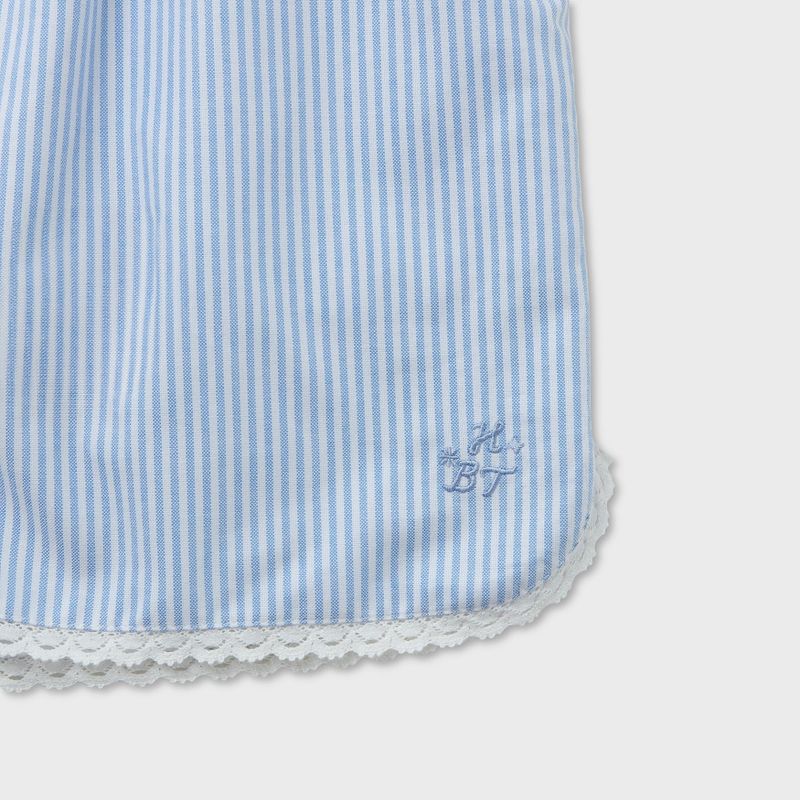 Stripe Lace Shorts (SKY BLUE)