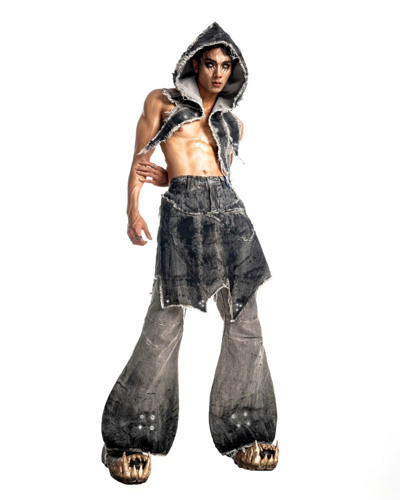 DANCING WITH DEMONS FLARE PANTS