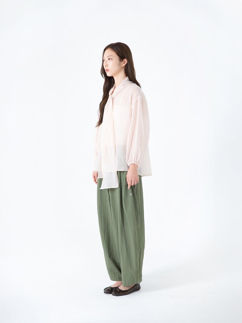 Ribbon Tie Blouse (Pink)