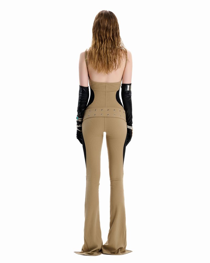 SG.S Cami Flared Bodycon Jumpsuit