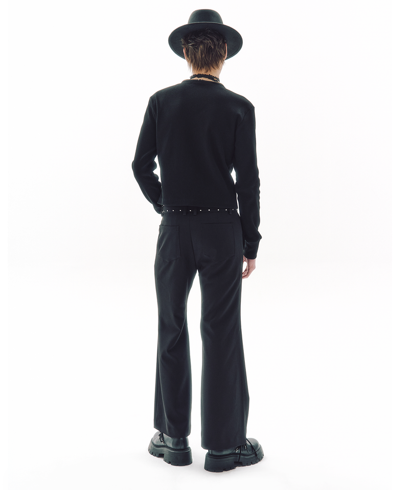 AROUND-NECK ZIP CARDIGAN