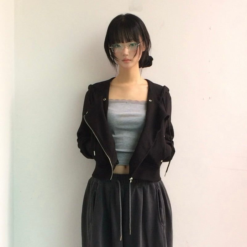 ner.ui.bin(ノエビン)の「Bitline Curve Hooded Zip-up(Jackets/Outerwear)」
