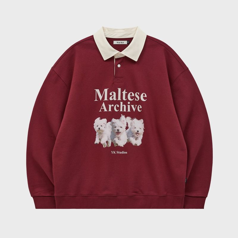 Maltese Archive Collar Sweatshirt