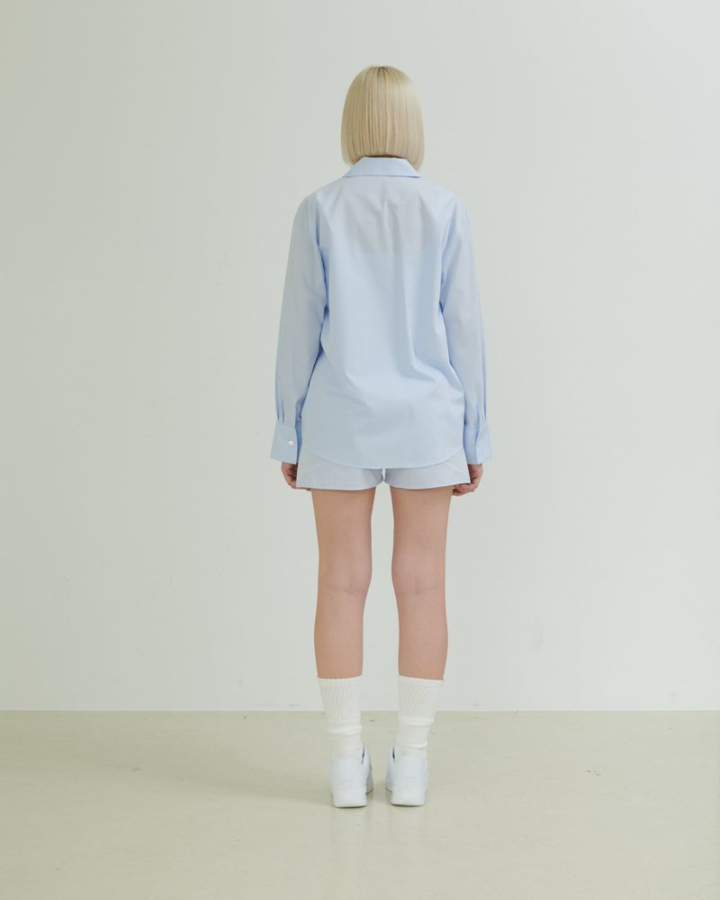 Ontheshell Shirt Set Up - Sky Blue