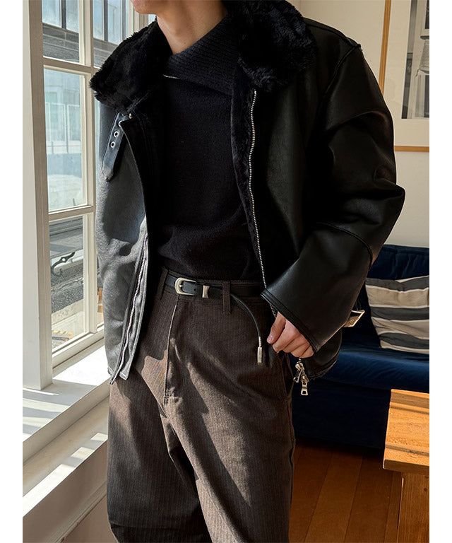 LAURANT（ロラン）の「[Unisex] Core bigun leather mustang（Jackets/Outerwear）」