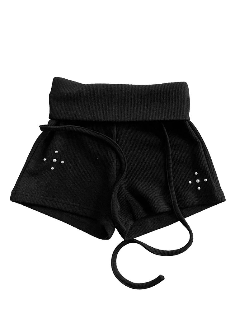 polding stud string shorts(2 color)