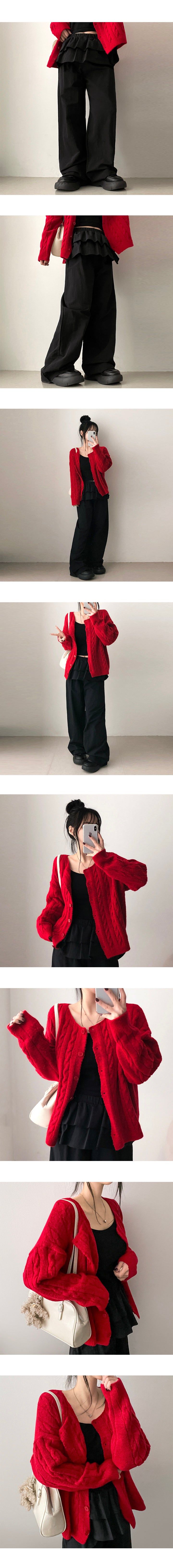 Nied Layered cancan skirt pants