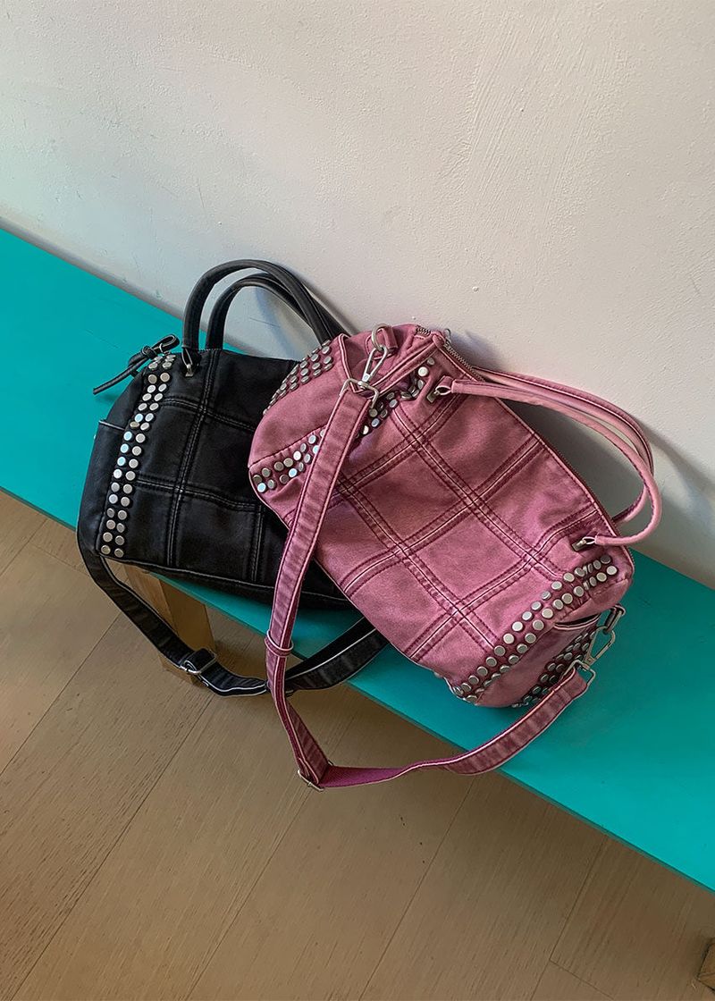 STUD VINTAGE BAG (3color)
