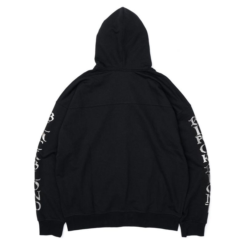 BBD Ancient Metal Logo Zip Up Hood Jacket (Black)