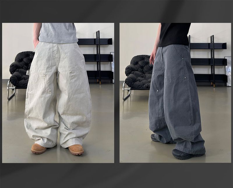 Reton Double Knee Wide Work Pants