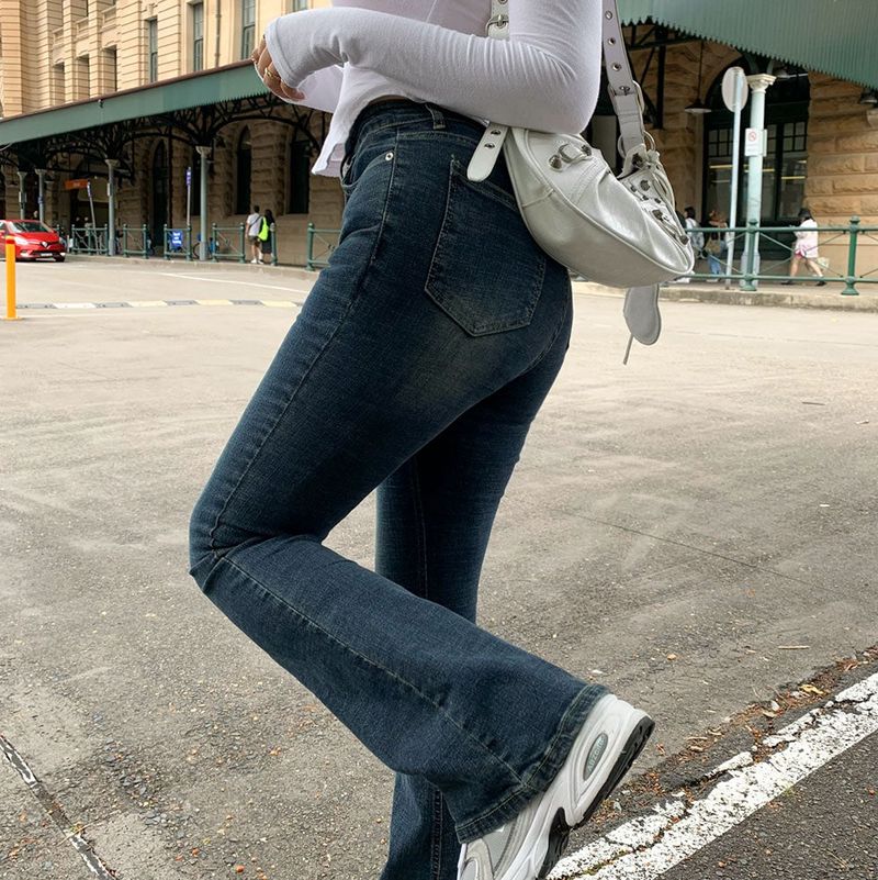 [BELLIDE MADE] Vintage Washed Bootcut Denim Pants