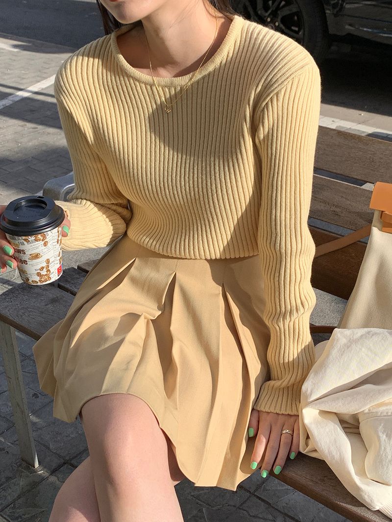 [MADE] Peto Pintuck Mini Skirt