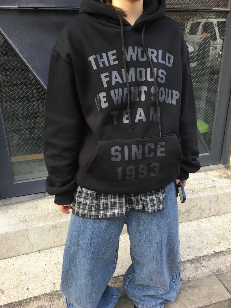  lettering hoodie