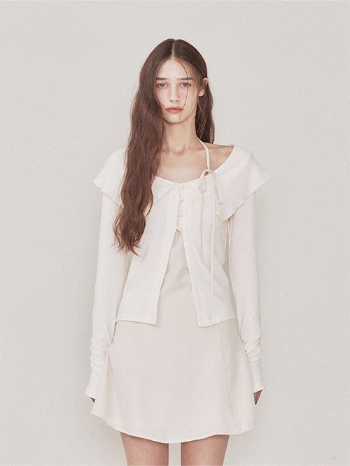 Not your rose（ノットユアローズ）の「Hazel dress (Beige)（Dresses）」