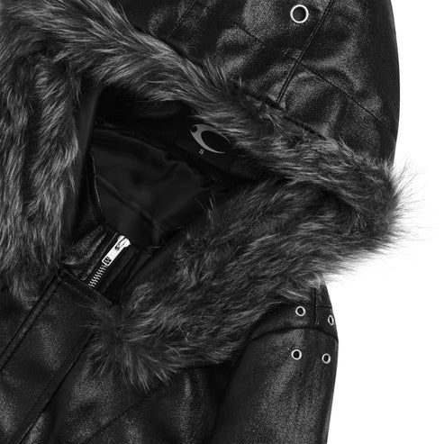 "KNIGHT CLUB LEATHER JACKET"