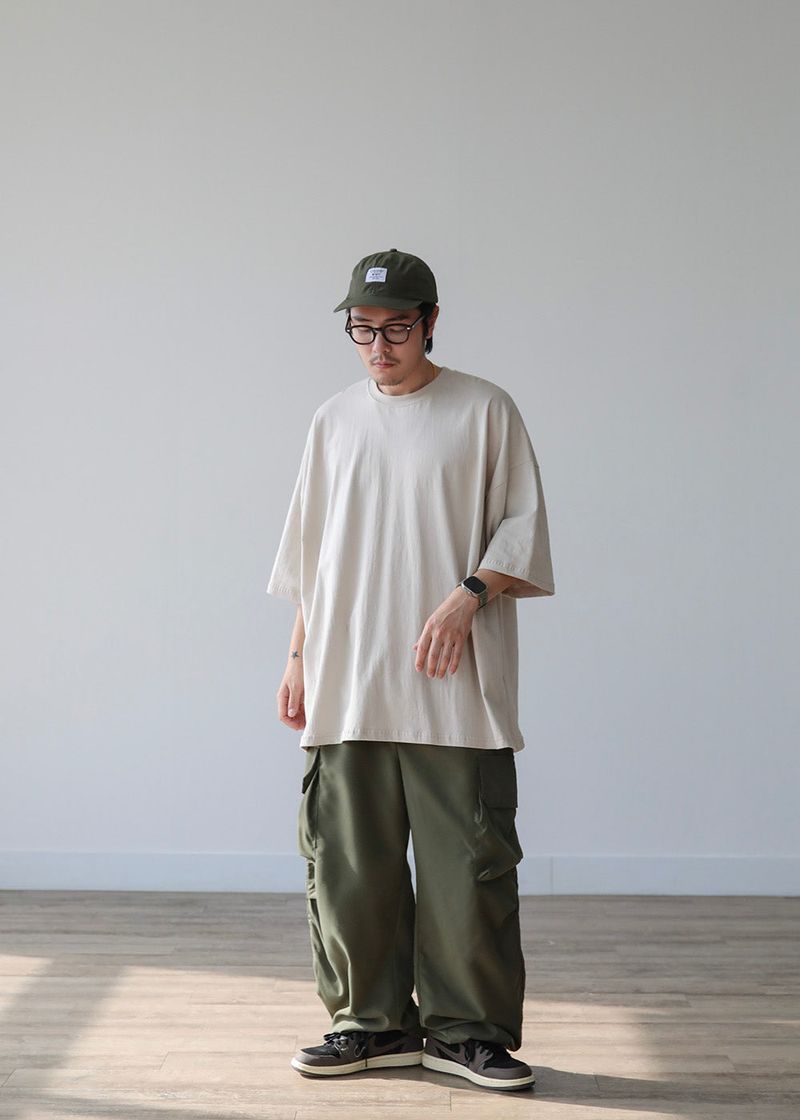 THIN WIDE CARGO PANTS