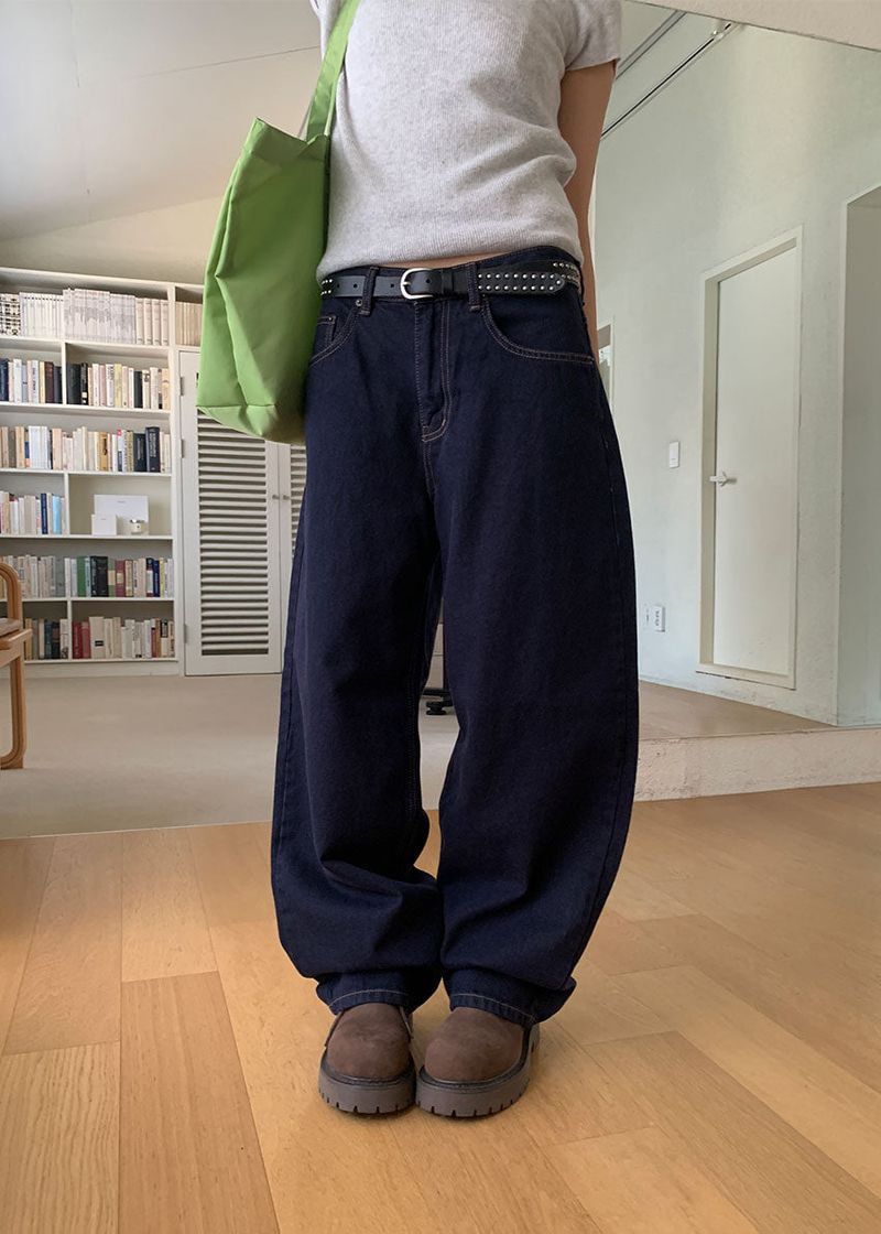 NONFADE STITCH WIDE DENIM (S-L)