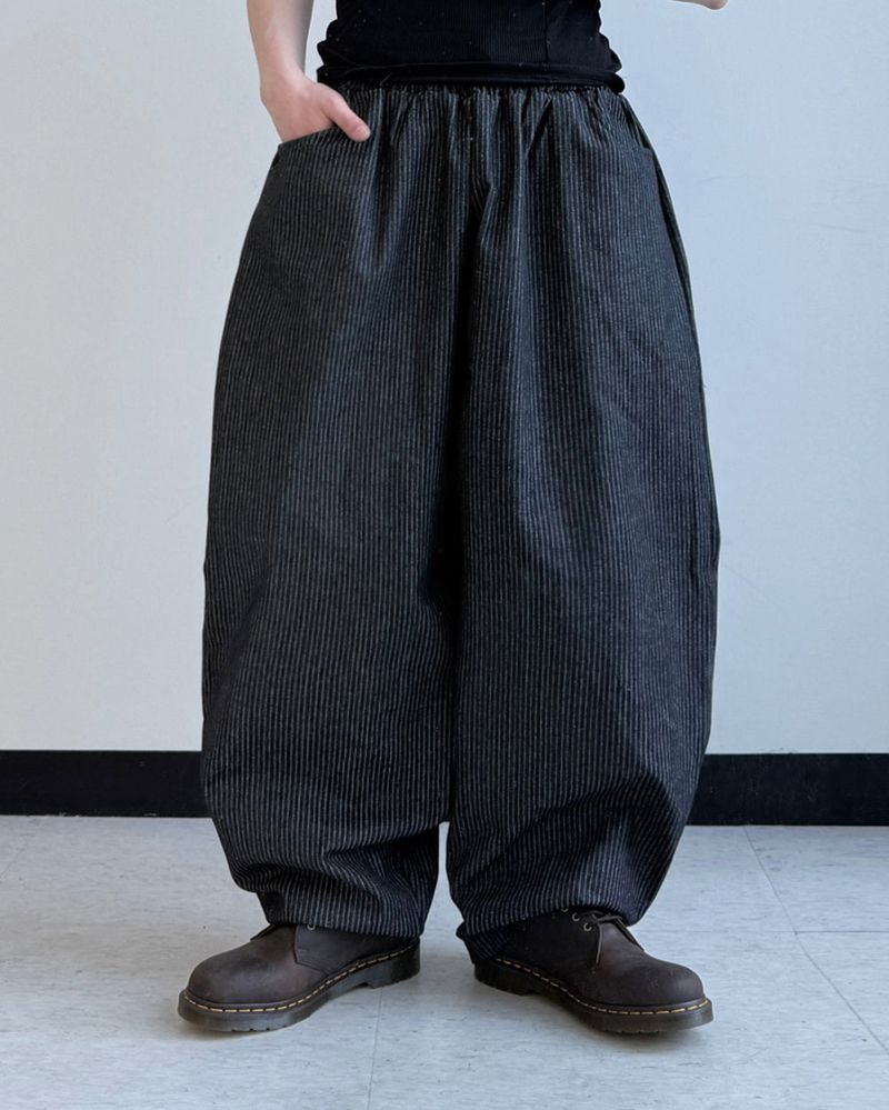 Waze Stripe Curved Denim