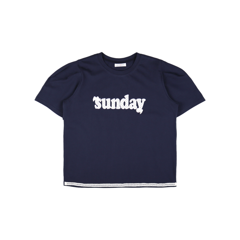 LACE LETTERING TS (2 COLORS)