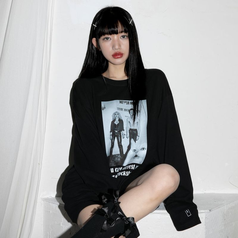  Sid and Nancy T-shirt - BLACK