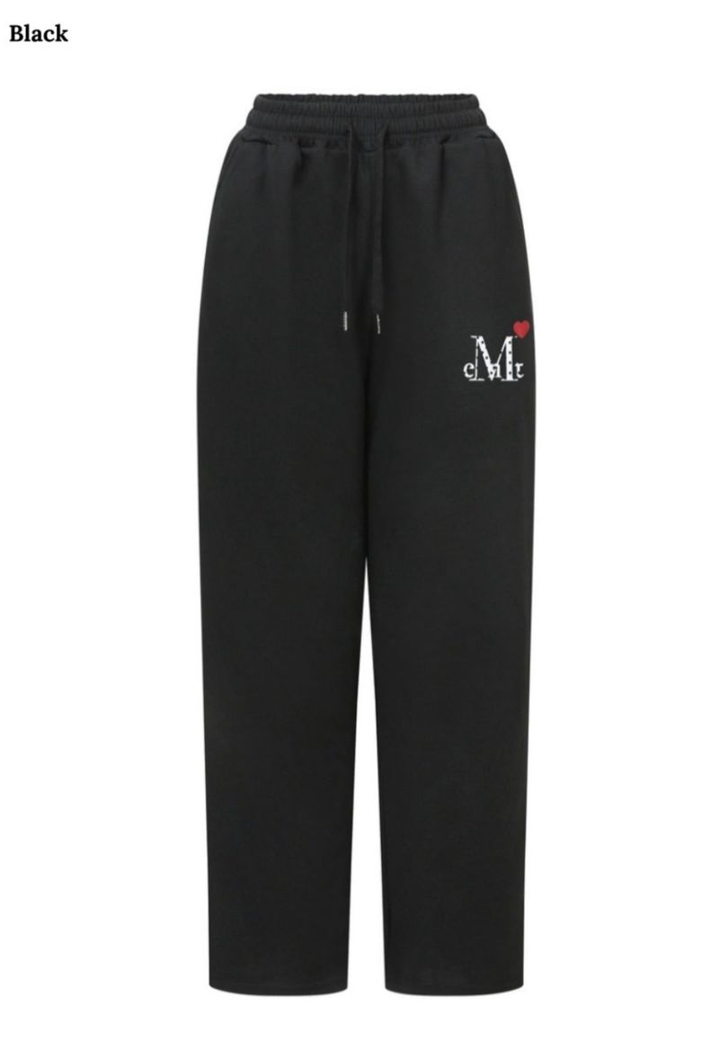LOVERITS MINI HEART LOGO SWEAT PANTS UNISEX (2Color) 
