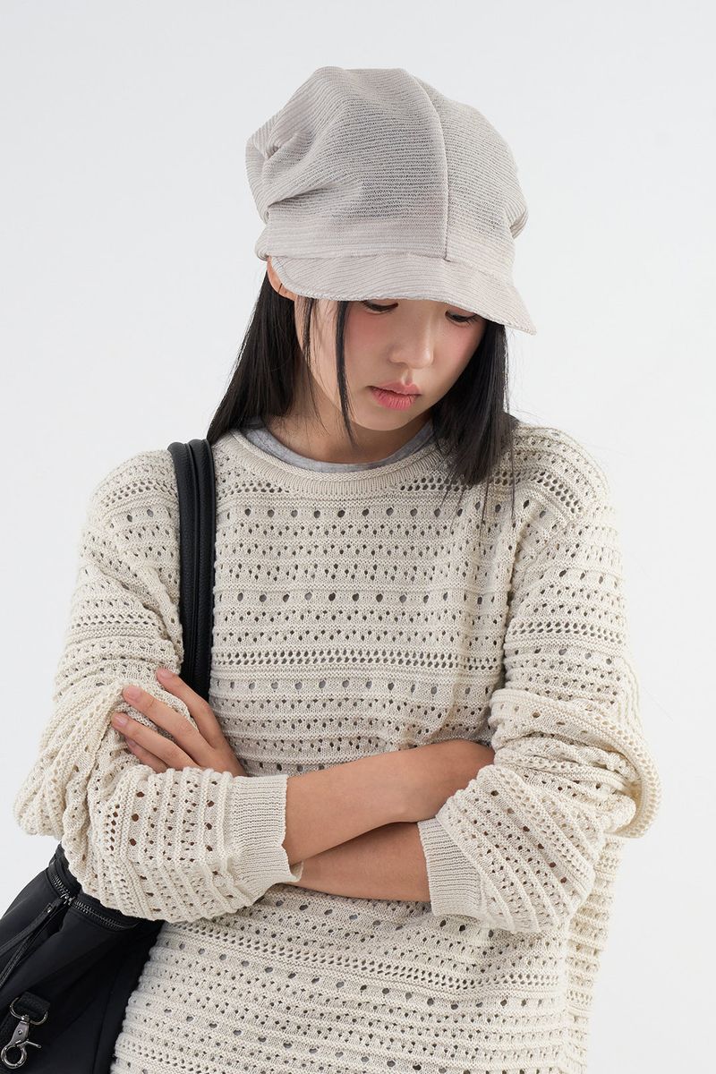 Slub Summer Knit Cap