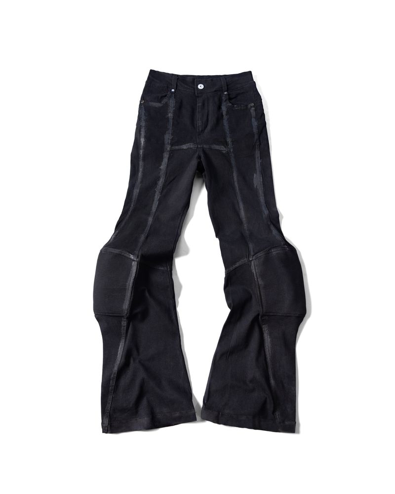 Goldie（ゴルディ）の「PADDED FLARED PAINTED DENIM PANTS（Pants）」