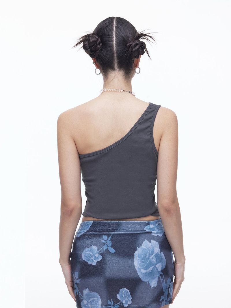 Unbalance Cut-out Sleeveless T(CH)