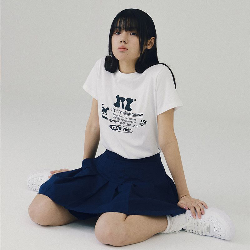 ITZ OFFICIAL LOGO T SHIRT - WHITE