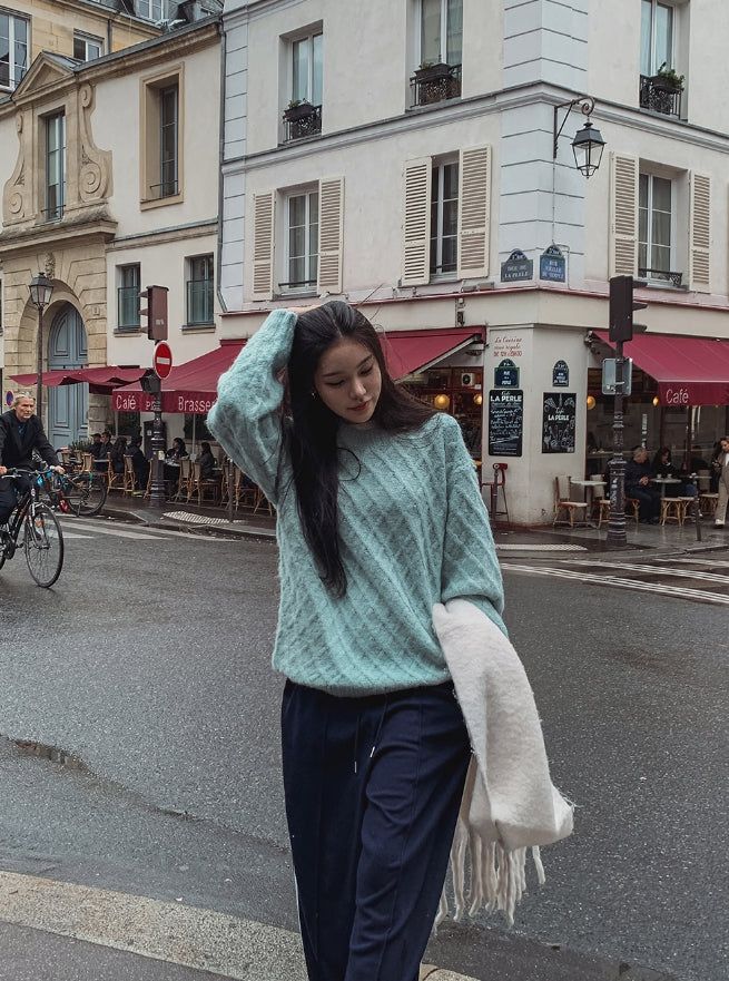 DIA Argyle Over Wool Knitwear