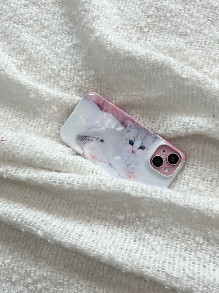 [blushing kitty hard case]