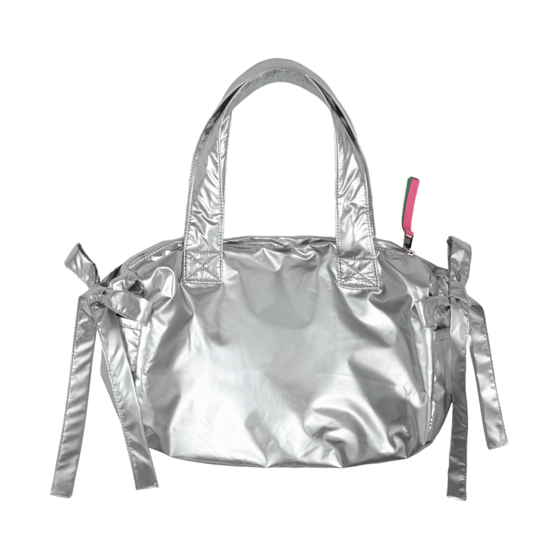 DOUBLE RIBBON TOTE BAG