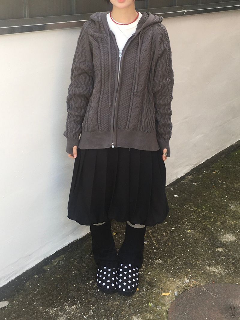 Two Way Cozy Textured Knit Hood