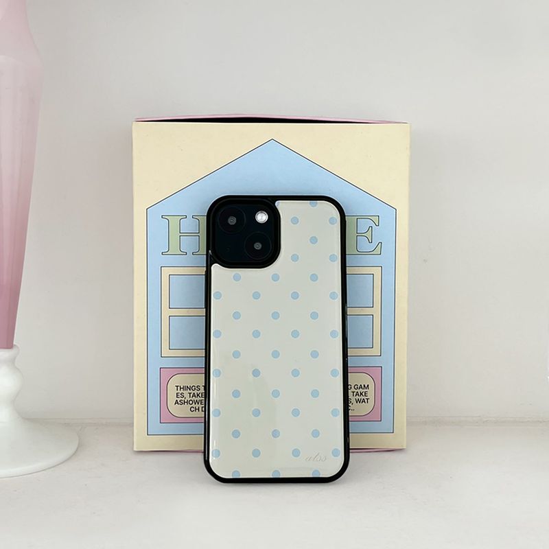 dot epoxy bumper case(ivory)