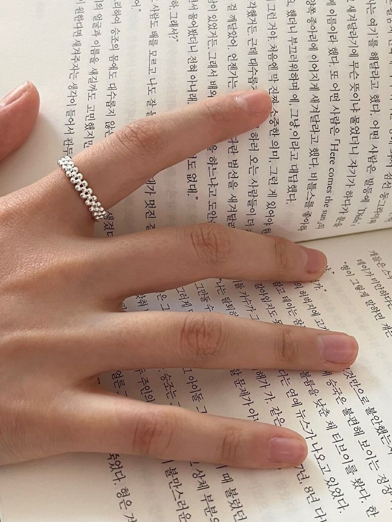 (silver925) Lune free ring