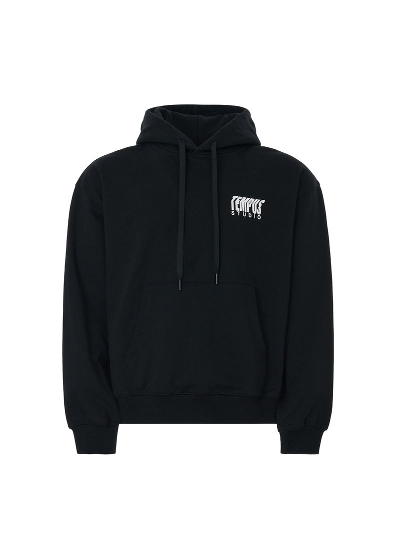 TEMPUSSTUDIO（テンプススタジオ）の「TEMPUS SIGNITURE HOODIE [Black]（Tops）」